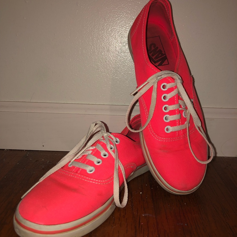 Pink authentic vans